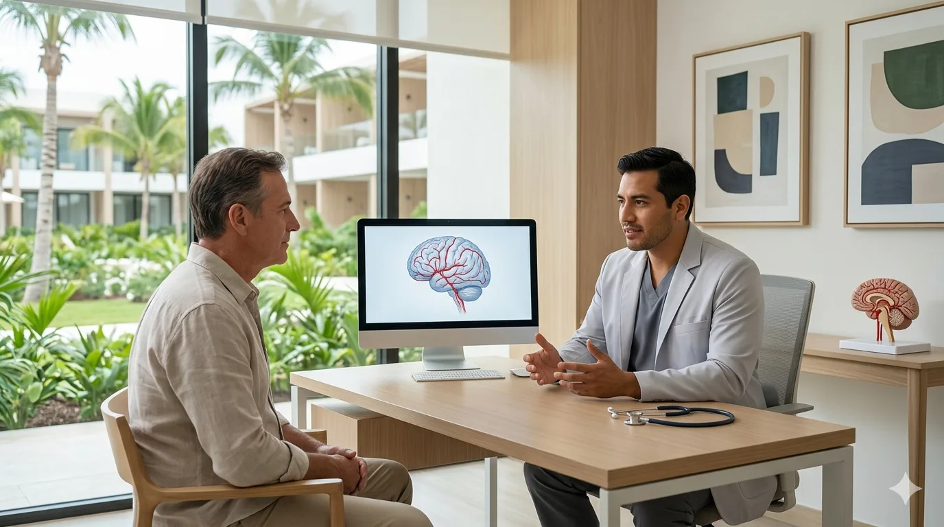 ¿Qué especialista trata el accidente cerebrovascular en Cancún?
